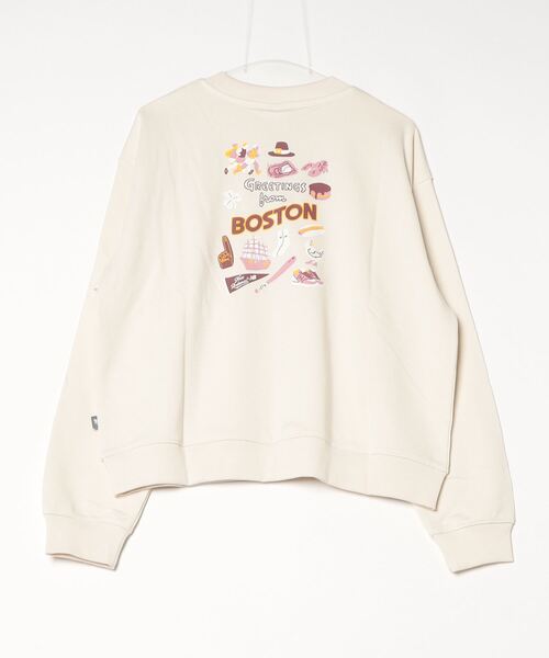 NEW BALANCE（ニューバランス）の「【別注】ニューバランス New Balance スーベニアアイコンクルー 限定コラボ（スウェット・レディース・ライトベージュ/ブルーグレー/チャコールグレー・S/M/L/XL）」の6枚目の写真