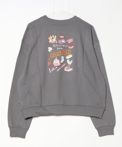 NEW BALANCE（ニューバランス）の「【別注】ニューバランス New Balance スーベニアアイコンクルー 限定コラボ（スウェット・レディース・ライトベージュ/ブルーグレー/チャコールグレー・S/M/L/XL）」の5枚目の写真