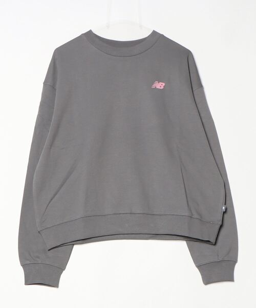 NEW BALANCE（ニューバランス）の「【別注】ニューバランス New Balance スーベニアアイコンクルー 限定コラボ（スウェット・レディース・ライトベージュ/ブルーグレー/チャコールグレー・S/M/L/XL）」の2枚目の写真