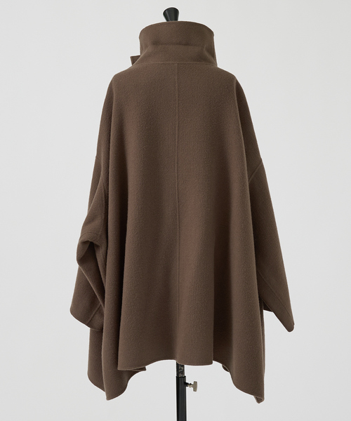 Rouge vif（ルージュヴィフ）の「【2サイズ展開】ウール混変形リバーコート / ポンチョ / マント（その他アウター・レディース・アイボリー/モカ/ダークネイビー・38/36）」の17枚目の写真