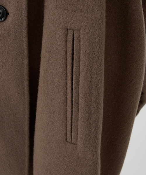 Rouge vif（ルージュヴィフ）の「【2サイズ展開】ウール混変形リバーコート / ポンチョ / マント（その他アウター・レディース・アイボリー/モカ/ダークネイビー・38/36）」の14枚目の写真