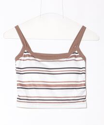 Y/lim（イリム）の「カップ付きプリントボーダーキャミ（キャミソール）」