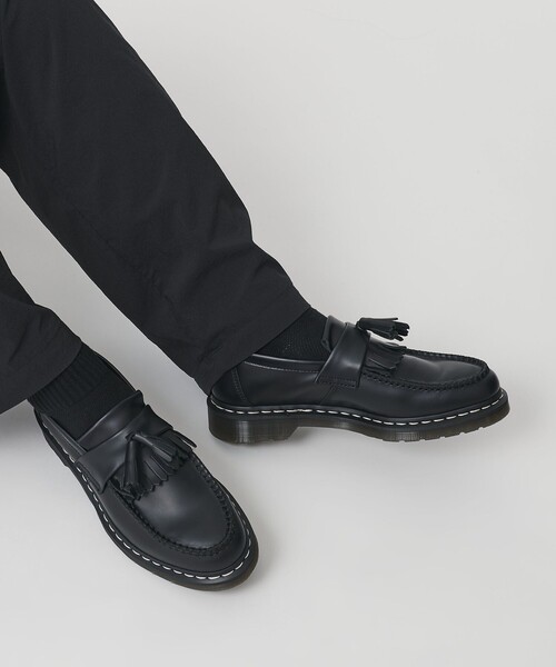 Dr.Martens＞ADRIAN ホワイト ステッチ ローファー（ローファー）｜Dr