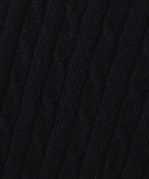 human woman(ヒューマンウーマン)の「◆ミニケーブル釦プルオーバー(ニット/セーター・レディース・ホワイト系その他3/ネイビー・MEDIUM)」の20枚目の写真