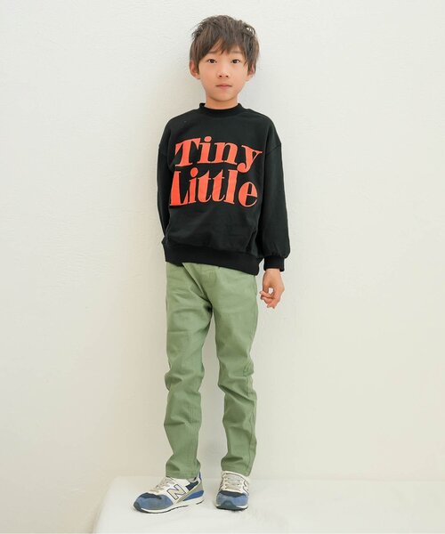 BREEZE(ブリーズ)の「【ジュニア対応】ロゴバリエーショントレーナー(スウェット・キッズ・キナリ/パープル/オレンジ/イエロー/ダークブラウン/レインボー/ライム/ブラック・80/90/100/140/110/120/130/150)」の13枚目の写真