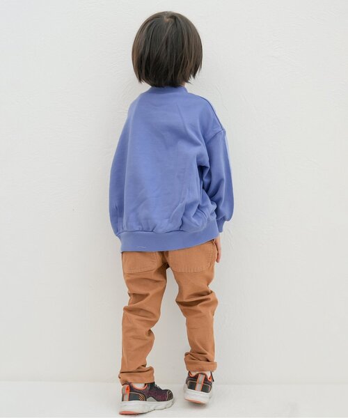 BREEZE(ブリーズ)の「【ジュニア対応】ロゴバリエーショントレーナー(スウェット・キッズ・キナリ/パープル/オレンジ/イエロー/ダークブラウン/レインボー/ライム/ブラック・80/90/100/140/110/120/130/150)」の20枚目の写真