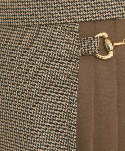 ITS'DEMO（イッツデモ）の「【手洗い可】チェック切替ガウチョパンツ（その他パンツ・レディース・グレー系1/ブラック系1/ダークブラウン系1・00）」の21枚目の写真