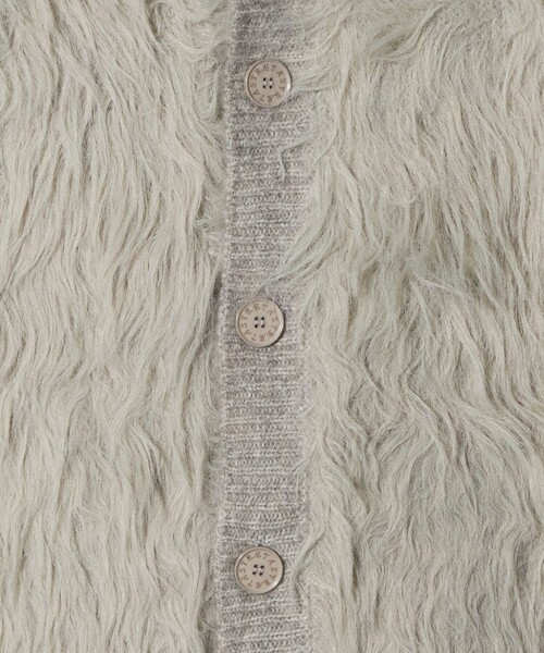 ＜ASTRAET＞シャギー クルーネック カーディガン UNITED ARROWS｜<ASTRAET>シャギー クルーネック カーディガン