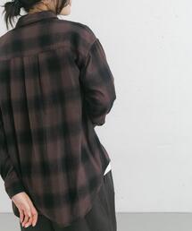 EKAL | 製品染オンブレーチェックシャツ(シャツ/ブラウス)