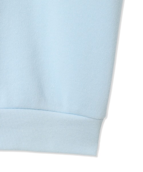 Amourire girl（アムリールガール）の「ぽわん袖シフォンフリルプルオーバー（スウェット・キッズ・オフホワイト/グレー/サックスブルー・160cm/150cm/140cm/130cm）」の12枚目の写真