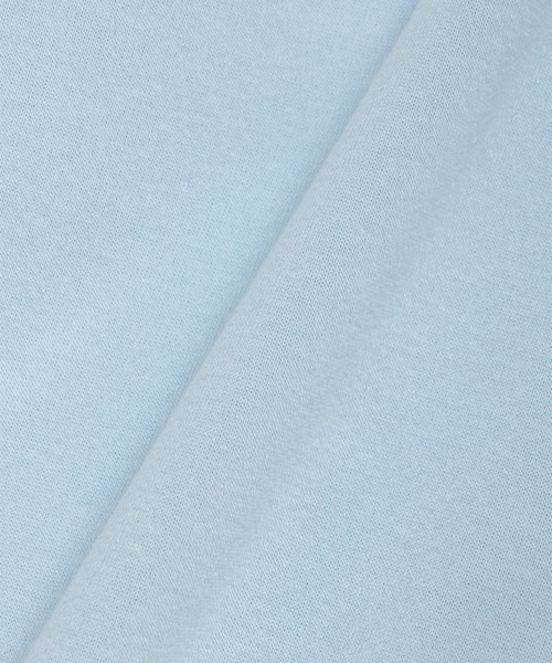 Amourire girl（アムリールガール）の「ぽわん袖シフォンフリルプルオーバー（スウェット・キッズ・オフホワイト/グレー/サックスブルー・160cm/150cm/140cm/130cm）」の6枚目の写真