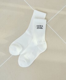 coen | COENロゴ刺繍リブソックス(ソックス/靴下)