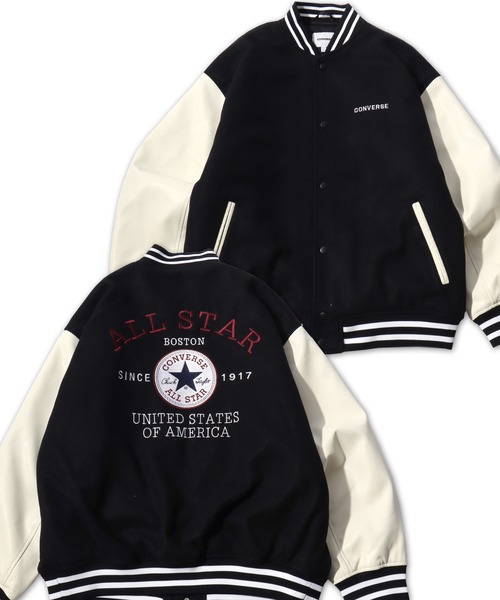 セール】2025AW CONVERSE /コンバース メルトンウール/デニム 袖