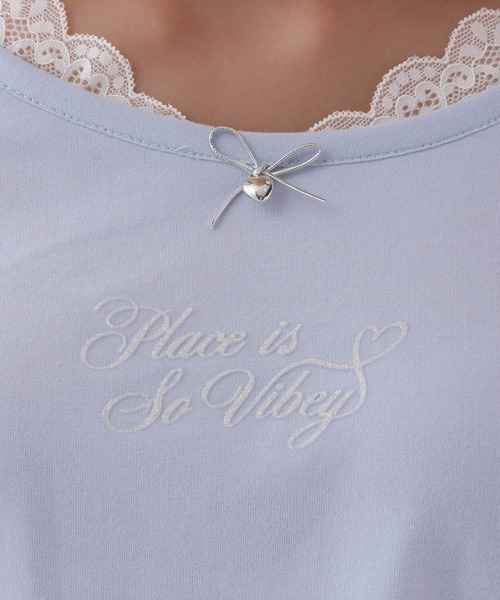 repipi armario（レピピ アルマリオ）の「【girly line】ジェルプリントシャーリングT（Tシャツ/カットソー・キッズ・ホワイト/ブルー系その他/ブラック系その他・SMALL/MEDIUM/LARGE）」の11枚目の写真