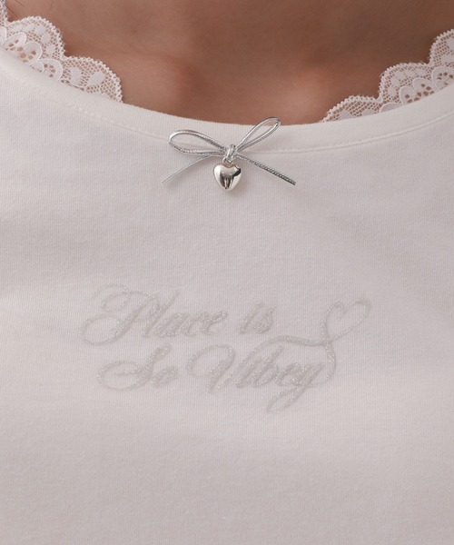 repipi armario（レピピ アルマリオ）の「【girly line】ジェルプリントシャーリングT（Tシャツ/カットソー・キッズ・ホワイト/ブルー系その他/ブラック系その他・SMALL/MEDIUM/LARGE）」の10枚目の写真