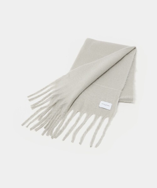 UNITED ARROWS(ユナイテッドアローズ)の「ブラッシュ加工 マフラー(マフラー・レディース・ライトグレー/オフホワイト/ライラック・FREE)」の15枚目の写真