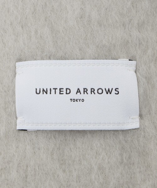 UNITED ARROWS(ユナイテッドアローズ)の「ブラッシュ加工 マフラー(マフラー・レディース・ライトグレー/オフホワイト/ライラック・FREE)」の8枚目の写真