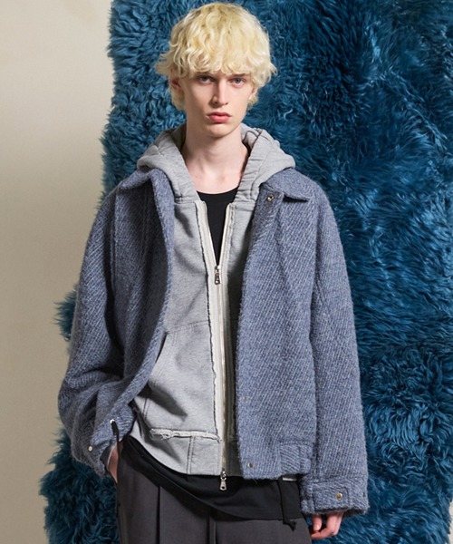 UNISEX》【Italian Dead Stock Fabric】Prime-Over Curved Pocket