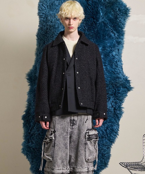 jacobs ブルゾン　新品未使用　dead stock size L UNISEX》【Italian Dead Stock Fabric】Prime-Over Curved Pocket