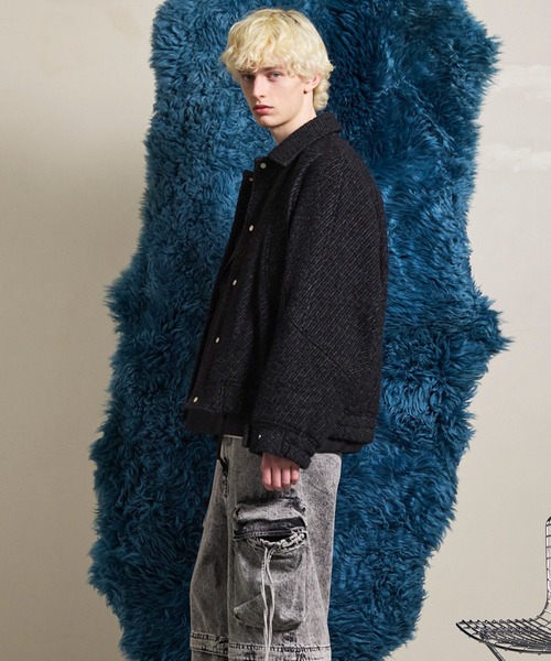 UNISEX》【Italian Dead Stock Fabric】Prime-Over Curved Pocket