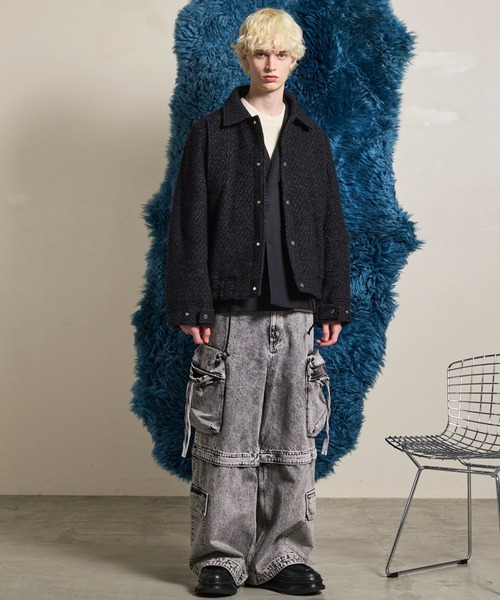 UNISEX》【Italian Dead Stock Fabric】Prime-Over Curved