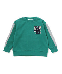 Noeil aime BeBe（ノイユエイムベベ）の「杢裏毛ロゴワッペン付きトレーナー（スウェット）」