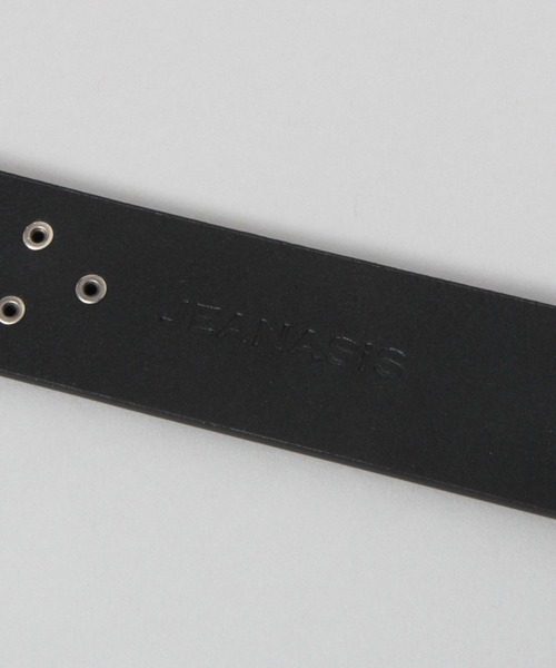 JEANASIS（ジーナシス）の「リベットラインベルト/601815（ベルト・レディース・ブラック/ライトベージュ・FREE）」の4枚目の写真