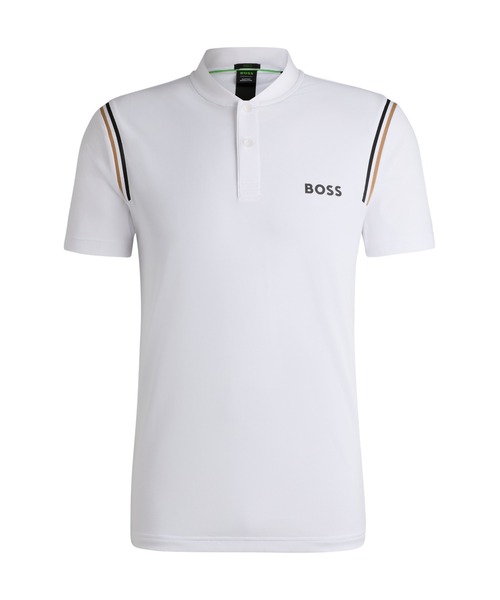 BOSS(ボス)の「アクティブ ポロシャツ モイスチャーコントロール(ポロシャツ・メンズ・ホワイト・XXL/XXXL/XL)」の5枚目の写真