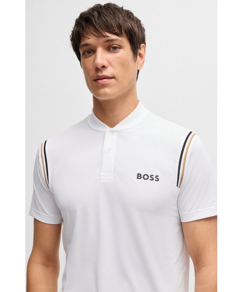 BOSS(ボス)の「アクティブ ポロシャツ モイスチャーコントロール(ポロシャツ・メンズ・ホワイト・XXL/XXXL/XL)」の2枚目の写真