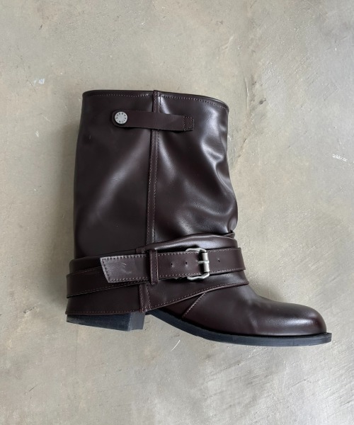 SHAGGIE(シャギー)の「ショートカバーブーツ(ブーツ・レディース・ブラウン/ブラック・SMALL/X-LARGE/LARGE/MEDIUM)」の21枚目の写真