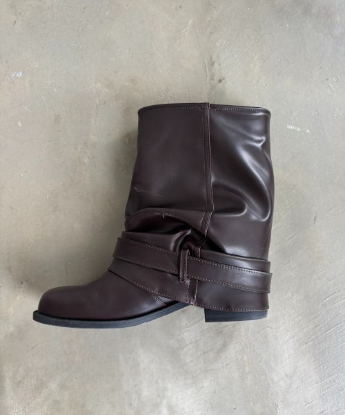 SHAGGIE(シャギー)の「ショートカバーブーツ(ブーツ・レディース・ブラウン/ブラック・SMALL/X-LARGE/LARGE/MEDIUM)」の22枚目の写真