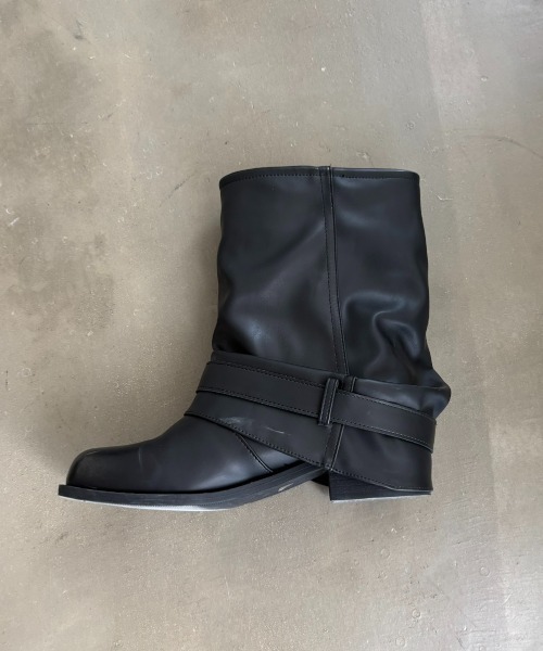 SHAGGIE(シャギー)の「ショートカバーブーツ(ブーツ・レディース・ブラウン/ブラック・SMALL/X-LARGE/LARGE/MEDIUM)」の7枚目の写真