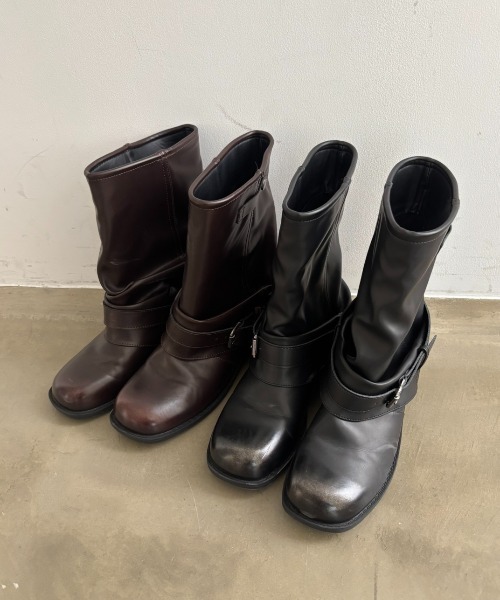 SHAGGIE(シャギー)の「ショートカバーブーツ(ブーツ・レディース・ブラウン/ブラック・SMALL/X-LARGE/LARGE/MEDIUM)」の20枚目の写真