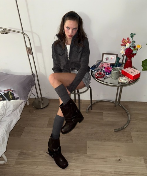 SHAGGIE(シャギー)の「ショートカバーブーツ(ブーツ・レディース・ブラウン/ブラック・SMALL/X-LARGE/LARGE/MEDIUM)」の16枚目の写真