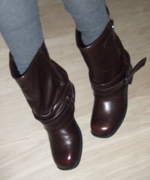 SHAGGIE(シャギー)の「ショートカバーブーツ(ブーツ・レディース・ブラウン/ブラック・SMALL/X-LARGE/LARGE/MEDIUM)」の15枚目の写真