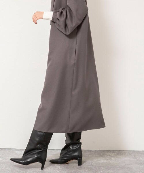 NOLLEY’S（ノーリーズ）の「ウォッシャブル2WAYリボンギャザーワンピース（ワンピース・レディース・グレー/ネイビー・38）」の15枚目の写真