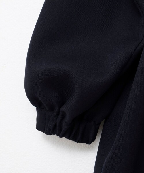 NOLLEY’S（ノーリーズ）の「ウォッシャブル2WAYリボンギャザーワンピース（ワンピース・レディース・グレー/ネイビー・38）」の3枚目の写真