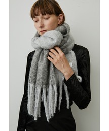 ❣️新品❣️ウールマフラー グレー系 フリンジ付き** Tiaclasse（ティアクラッセ）の「【ウール100%】フリンジ付きマフラー