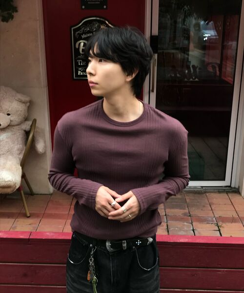 DNSR(ディーエヌエスアール)の「リブドロングスリーブバーガンディ(Tシャツ/カットソー・メンズ・その他・MEDIUM/LARGE/X-LARGE)」の8枚目の写真