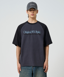 1993STUDIO（1993スタジオ）の「Original Raglan Color Block T-Shirt_Charcoal（Tシャツ/カットソー・メンズ）」