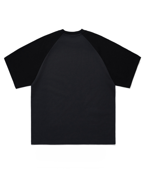 1993STUDIO(1993スタジオ)の「オリジナルラグラン配色Tシャツ_チャコール(Tシャツ/カットソー・メンズ・その他・MEDIUM/LARGE)」の3枚目の写真