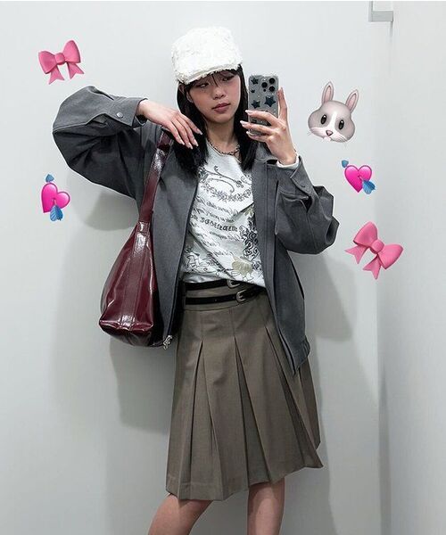 Midnight Move（ミッドナイトムーブ）の「2 belt skirt (brown)（スカート・レディース・その他・SMALL/MEDIUM）」の9枚目の写真