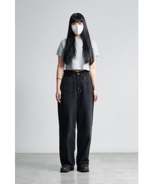 MUSINSA STANDARD WOMAN（ムシンサスタンダードウーマン）の「ウィメンズクルーネッククロップTシャツ[ミディアムグレー]（Tシャツ/カットソー・レディース・その他・SMALL/MEDIUM/LARGE/X-SMALL）」の10枚目の写真