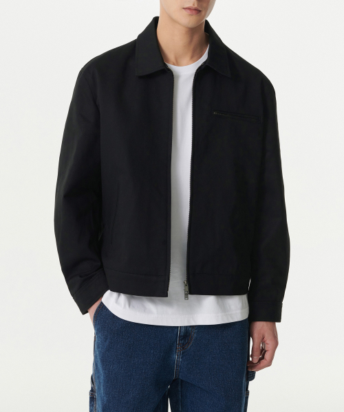 MUSINSA STANDARD（ムシンサスタンダード）の「ヘビーウェイトCPワークジャケット[ブラック]（ブルゾン・メンズ・その他・XX-LARGE/LARGE/MEDIUM/X-LARGE）」の2枚目の写真