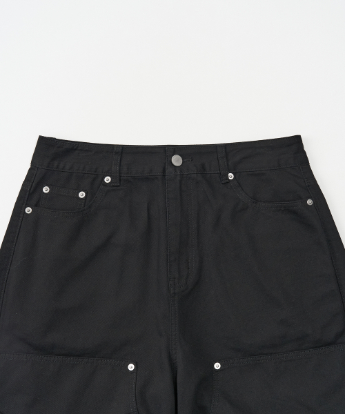 TOFFEE(トフィー)の「ダブルニタックワイドパンツ (ブラック)(その他パンツ・メンズ・その他・SMALL/MEDIUM/LARGE/X-LARGE)」の3枚目の写真