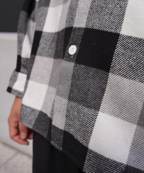 BEAVER(ビーバー)の「B omnivore/ビーオムニボー BLOCK CHECK SHIRTS ブロックチェックシャツ(シャツ/ブラウス・メンズ・ブラック/レッド/ブルー・M/L)」の18枚目の写真