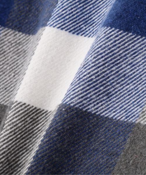 BEAVER（ビーバー）の「B omnivore/ビーオムニボー　BLOCK CHECK SHIRTS ブロックチェックシャツ（シャツ/ブラウス・メンズ・ブラック/レッド/ブルー・M/L）」の6枚目の写真