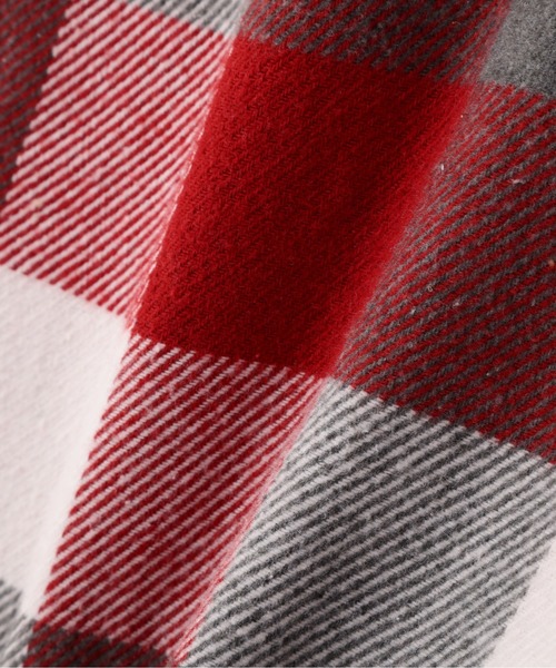 BEAVER（ビーバー）の「B omnivore/ビーオムニボー　BLOCK CHECK SHIRTS ブロックチェックシャツ（シャツ/ブラウス・メンズ・ブラック/レッド/ブルー・M/L）」の7枚目の写真