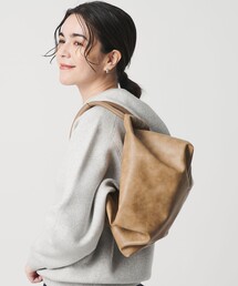 BEAUTY&YOUTH UNITED ARROWS | レザーライク コンビ タック バッグ(ハンドバッグ)