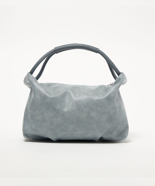 BEAUTY&YOUTH UNITED ARROWS(ビューティーアンドユースユナイテッドアローズ)の「レザーライク コンビ タック バッグ(ハンドバッグ・レディース・ブラウン/ライトブルー・FREE)」の15枚目の写真